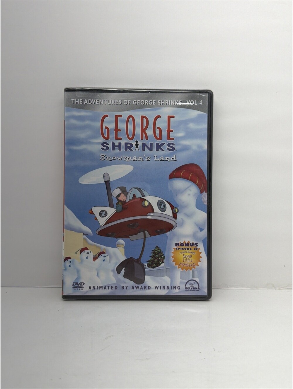 The Adventures Of GEORGE SHRINKS Snowman’s Land (Animated DVD) Vol #4 Brand New